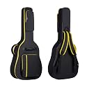 600D Waterproof Acoustic Guitar Gig Bag, 0.35" Padded 40/41/42" Case