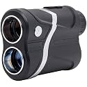 600M Golf Rangefinder with Flagpole Lock, Slope Compensation, 6X Magnification, Handheld Outdoor Distance Meter