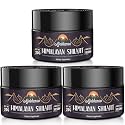 600mg Shilajit Pure Himalayan Organic Shilajit Resin - Himalayan Shilajit Resin with Organic Ayurvedic Blend in High Potency for Energy, Strength & Immunity, Pack of 3