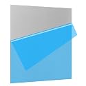 6061 T651 Aluminum Sheet Metal 20 x 20 x 1/8 (0.125”) Inch Flat Plain Aluminum Plate Covered with Protective Film, Heat Treatable Rectangle 3MM Aluminum Metal Plate for Crafting, Industrial
