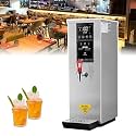 60L/H Autofill Commercial Hot Water Boiler - Stainless Steel Tea &amp; Coffee Maker with Digital Control, Auto Temperature, Non-Drip Tap - Catering Hot Tea Urn (White)