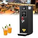 60L/H Commercial Hot Water Boiler - Stainless Steel Autofill Tea &amp; Coffee Maker, Digital Control, Auto Temperature, Non-Drip Tap, Catering Hot Tea Urn (White)
