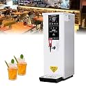 60L/H Commercial Hot Water Boiler, Autofill Stainless Steel Tea & Coffee Maker, Digital Control, Auto Temp Control, Non-Drip Tap, Catering Hot Tea Urn (White)