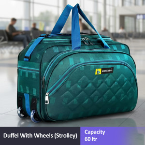 rebecca 60l strolley duffel with wheels 56 cm duffel with wheels strolley