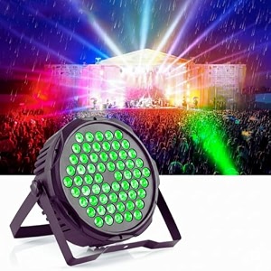 60led par dj light 7-channel jump change mode  ideal for wedding parties  events  dj stage  20 cm dia  dj light  home dj lights  stage dj lights  rgb-60led-dj