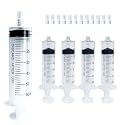60mL Luer Lock Syringe (No Needle) - Sterile, Individually Wrapped - Pack of 10, Accurate Liquid Measurement, Leak-Proof Design