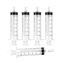 60ml Luer Lock Syringe without Needle - 60cc Plastic Syringes, Pack of 10