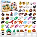 60PCS 3D Printed Animals Fidget Toys, Articulated Farm Animal Toys &amp; More