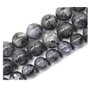 60pcs Adabele Natural Larvikite Black Labradorite Gemstone 6mm Round Beads
