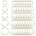 60PCS Earrings Hoop for Jewelry Making DIY Crafts Earring Making Supplies Necklace (60PCS KC Gold)
