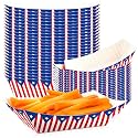 60Pcs Puerto Rico Flag Party Supplies Disposable Paper Food Tray