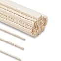 60Pcs Wood Square Dowel Rods 1/8 x 1/8 x 12 inch,Balsa Wood Squares for Crafts,Model Making (1/8"x12"-60pcs)