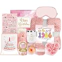 60th Birthday Gifts for Women, 1966 Birthday Spa Gift Basket with Blanket