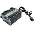 60V 6AMP Aluminium Heavy Duty Lithium Battery Charger for E-Bikes, Cut-Off Voltage 67.2V. with LED Percentage Indication, Over Load and Over Heat Protection.