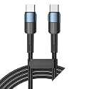 60W USB Type C to USB C Cable PD Fast Wire Cord(1m,60W Blue)