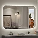 60x40 Inch Backlit LED Lighted Bathroom Mirror