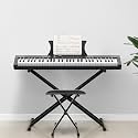 61-Key Touch Sensitive Portable Keyboard with Accessories, Lightweight Digital Piano, HIPS Housing, Electronic Keyboard for Music Students and Home Practice