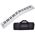 61 Key Foldable Electronic Piano Portable Piano Keyboard W/led Display/Built-in Battery/Electronic Keyboard Musical Instrument