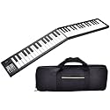 61-Key Folding Keyboard Piano – Portable Electronic Piano Foldable Lightweight Keyboard for Travel & Home Learning