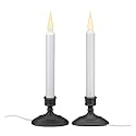 612 Vermont LED Electric Window Candles with Sensor Dusk to Dawn