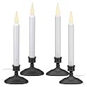 612 Vermont LED Electric Window Candles with Sensor Dusk to Dawn