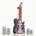 615 Guitar Pneumatic Can Crusher,16oz Soda Cans,Wall-Mounted Heavy Duty Can Smasher,Air Cylinder Metal Compactor,Air Powered Aluminum Can Crusher for Garage, Kitchen, Workshop