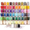 63 Spools Polyester Machine Embroidery Thread Kit
