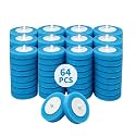 64 Count Disposable Toilet Brush Refill Compatible with KZKR Toilet Wand