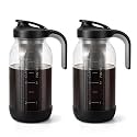 64 oz Cold Brew Coffee Maker with Stainless Steel Filter, 2 Pack