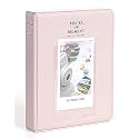 Blueberry 64 Pockets Mini Film Photo Album For Fujifilm Instax Minimini 7S 8 8+ 9 25 26 50S 70 90 10 11 30 55 20 50 7 Liplay Instant Camera 3 Inch Polaroid Picture Name Card Holder (Clay White)