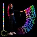 Programmable LED Light Stick, 1 Stick, 64 RGB Pixels, App Control, Custom Pictures and Animations, USB-C Rechargeable, 19 Inches, Glow Wand for Parties, Concerts, Night Light