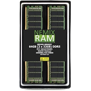 64GB 2X32GB DDR5 5600MHZ PC5-44800 2Rx4 1.1V