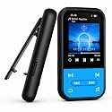 64GB Clip MP3 Player with Bluetooth 5.3, Music Player with FM Radio & Voice Recorder, E-Book, Portable Music Player Running & Workout, Supports up to 512GB, Earphones Included