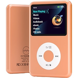 64gb mp3 player with bluetooth y1 portable music digital players supports playlist audiobook video nice gadget for kids orange