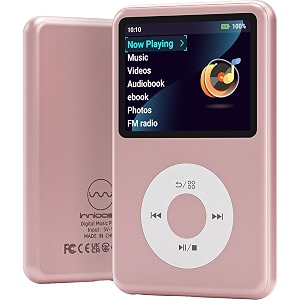 64gb mp3 player with bluetooth y1 portable music digital players supports playlist audiobook video nice gadget for kids pink