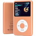 64Gb Mp3 Player with Bluetooth Y1 Portable Music Digital Players Supports Playlist Audiobook Video Nice Gadget for Kids Orange