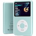 64Gb Mp3 Player with Bluetooth Y1 Portable Music Digital Players Supports Playlist Audiobook Video Nice Gadget for Kids Teal