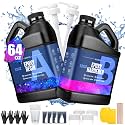 64OZ Epoxy Resin Kit, Clear Resin No Yellowing No Bubble for Molds &amp; Craft