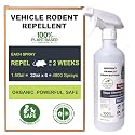 64oz Organic Peppermint Oil Rodent Repellent Spray for Vehicles – 2X Effective Natural Mouse & Rat Control for Car Engines, RVs, Trucks & Boat
