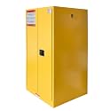 Hazardous Flammable Safety Storage Cabinet 34"x34"x65" Fire Proof Lockers