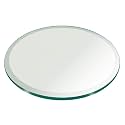 66" Round Glass Table Top 3/4" Thick, Beveled Polish Tempered