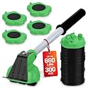 660 lb Furniture Movers with Wheels for Heavy Items (Green)