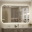 66x40 Inch Backlit LED Lighted Bathroom Mirror