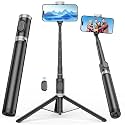 67" Selfie Stick Tripod with Wireless Remote for iPhone and Android