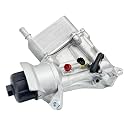 68229403AA Aluminum Engine Oil Filter Housing Compatible with 2014-2019 Ram 1500 3.0L V6 diesel, Replaces 68624177AA 68531248AA 46343220, Engine Oil Cooler Filter Housing