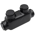 6AWG-250Kcmil Insulated 1 Port Inline Splice Connector Black Wire Connectors,Allen Hex 5/16" Insulated Cable Connectors Pre-Loaded Oxide Inhibitors,UL Listed(1pcs)