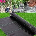 (6ft x 100ft 100% Virgin Material. Premium Heavy Duty Weed Barrier Fabric for Landscaping, Farming, Gardening and Agriculture. Durable Woven Landscape Fabric