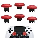 6in1 Edge Controller Thumbsticks for PS5 Dualsense Edge Controller(Red)