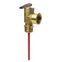 210°F 150 psi Temperature and Pressure Relief Valve for Water Heaters, Boilers and Hot Water Tanks, Thickened Brass Body with Epoxy-Coated Probe Automatic Plumbing Fitting, 3/4" NPT Connection