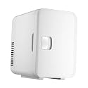 ZOOMELLA 6L USB Fridge Personal Makeup Cooler and Warmer White for Beverage Versatile|Mini Fridges|Home & Garden